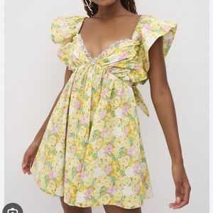 NWT For Love and Lemons Tamra Dress M